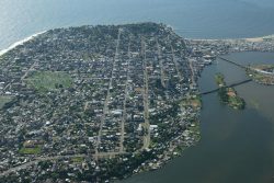 Aerial view of Monrovia with the Atlantic on the top, and Du River and Providence/Dozoa Island on the right. 3790318919 df36902139 o