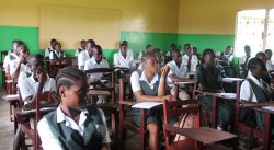 Students at St. Peter Claver High School st peter buchanan